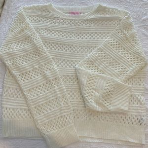 Pink Lily Spring Off white sweater